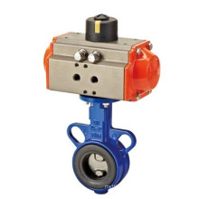 ANSI 150lb Pneumatic Butterfly Valve (WCB/SS304/316/PTFE)